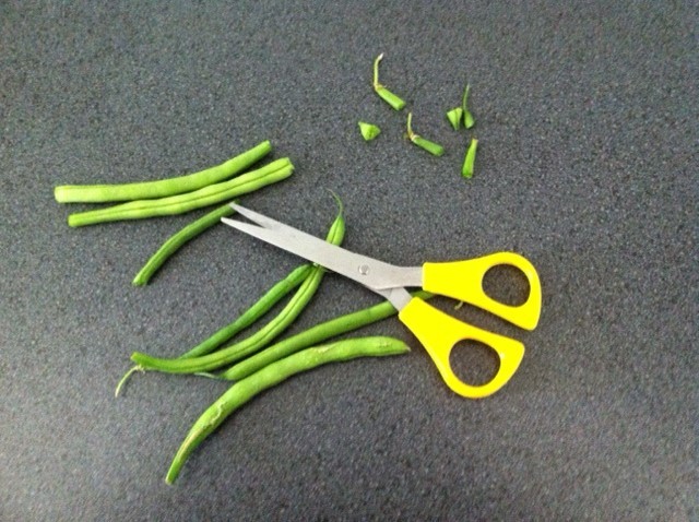 groenten knippen
